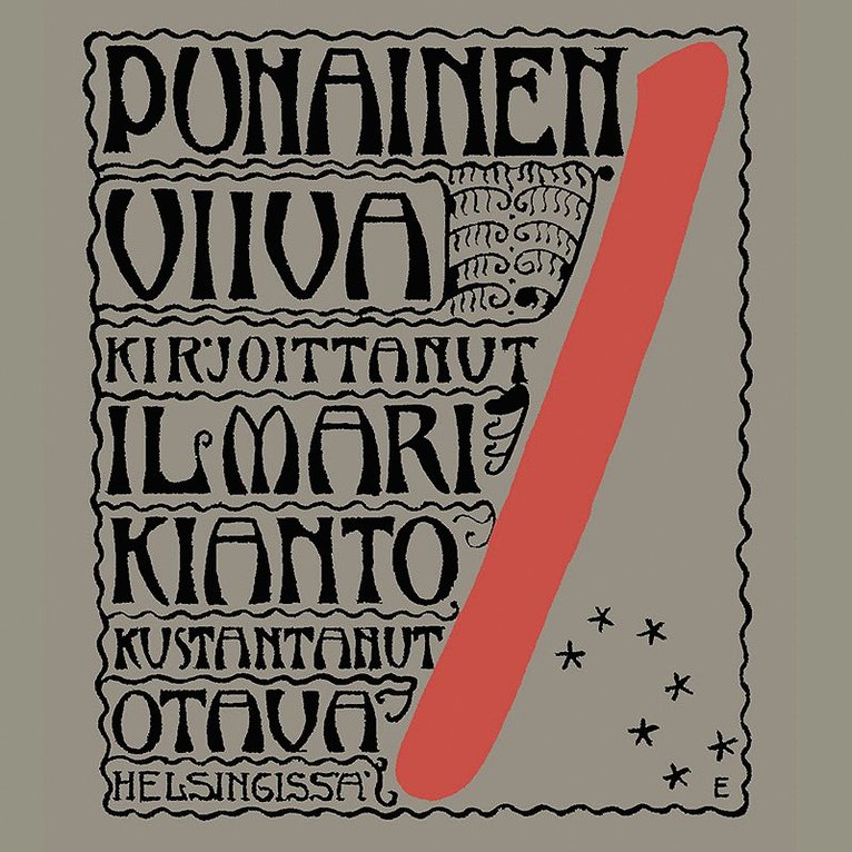 Ilmari Kianto - Punainen viiva, Ljudbok