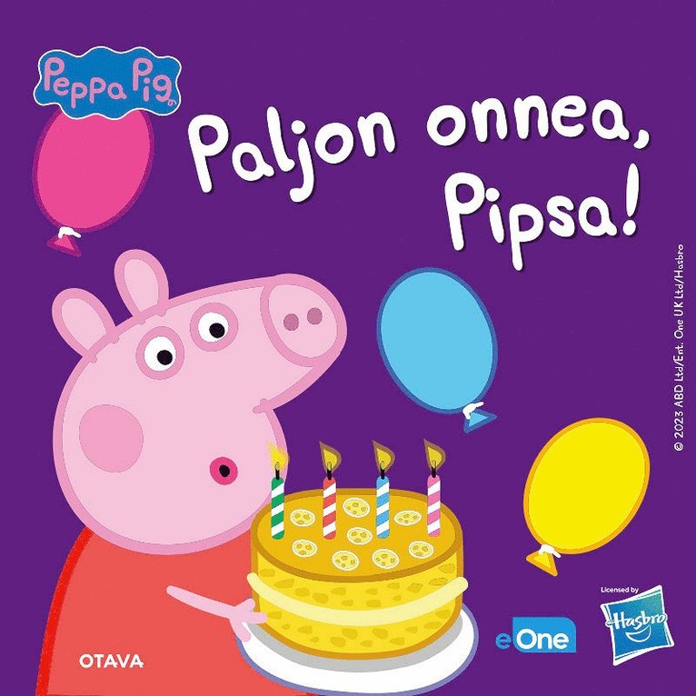 Useita tekijöitä, - Pipsa Possu - Paljon onnea, Pipsa!, Ljudbok