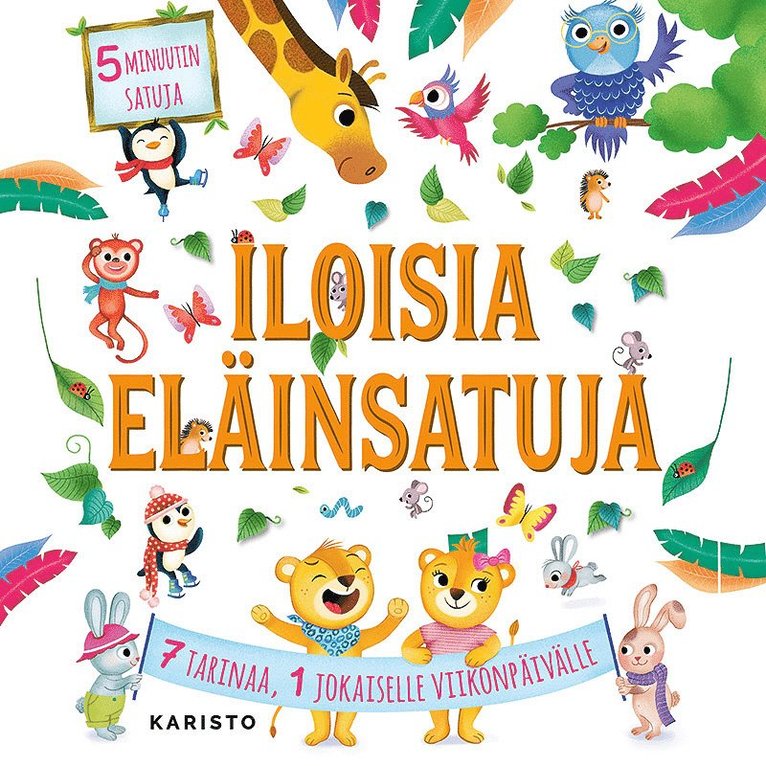 Useita tekijöitä - Iloisia eläinsatuja, Ljudbok