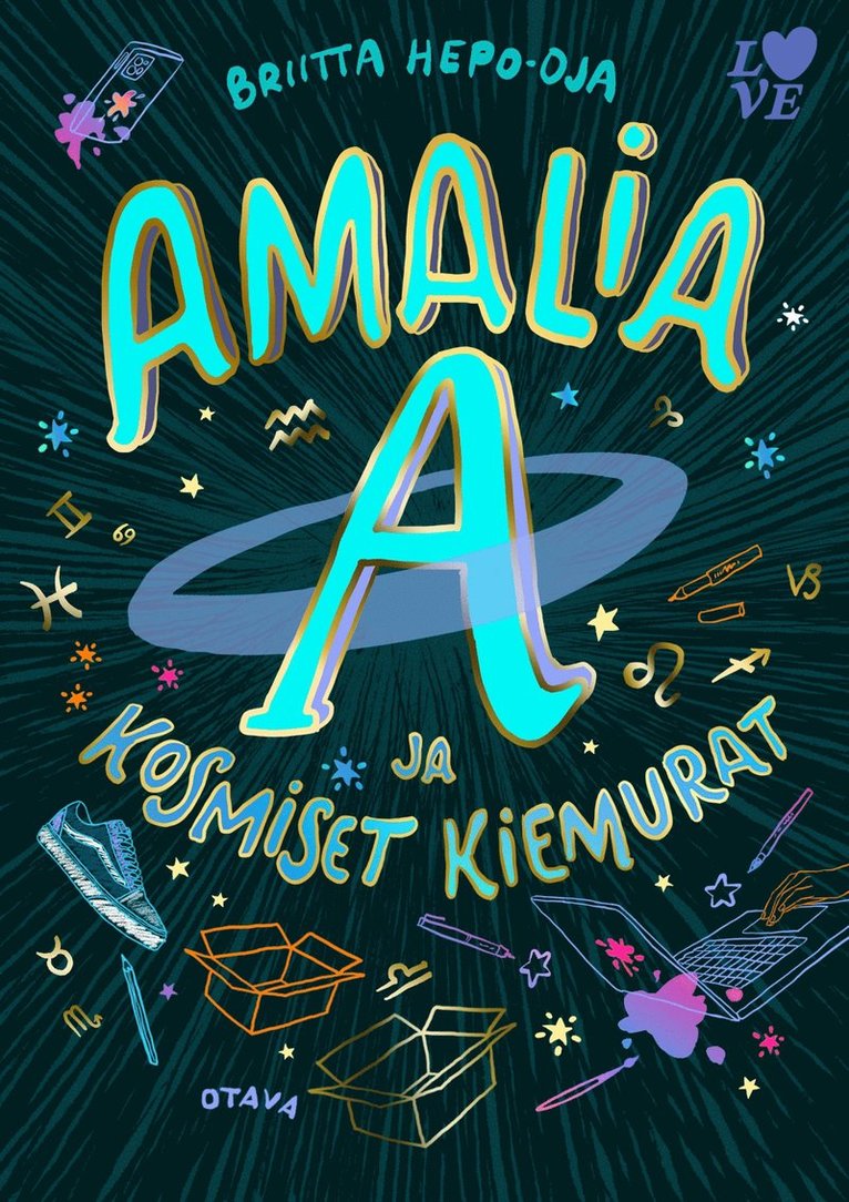 Briitta Hepo-oja - Amalia A ja kosmiset kiemurat, E-bok