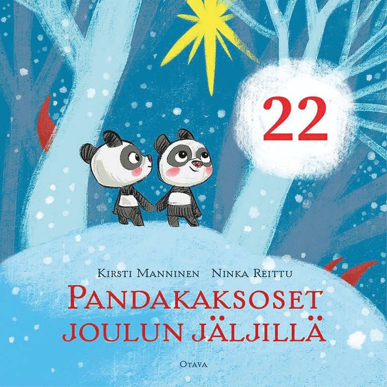 Kirsti Manninen - Pandakaksoset joulun jäljillä 22, Ljudbok