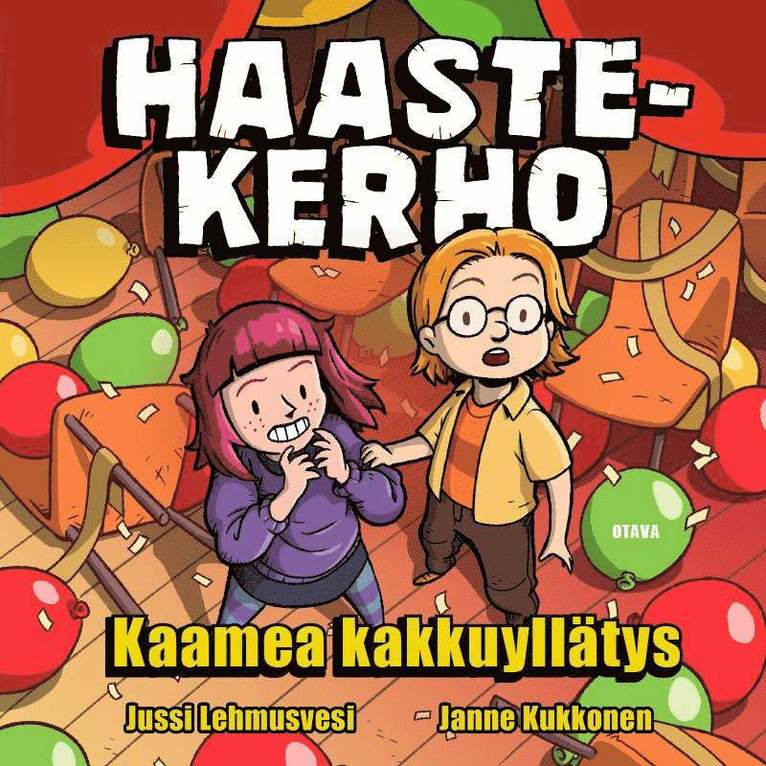Jussi Lehmusvesi, Janne Kukkonen - Haastekerho – Kaamea kakkuyllätys, Ljudbok