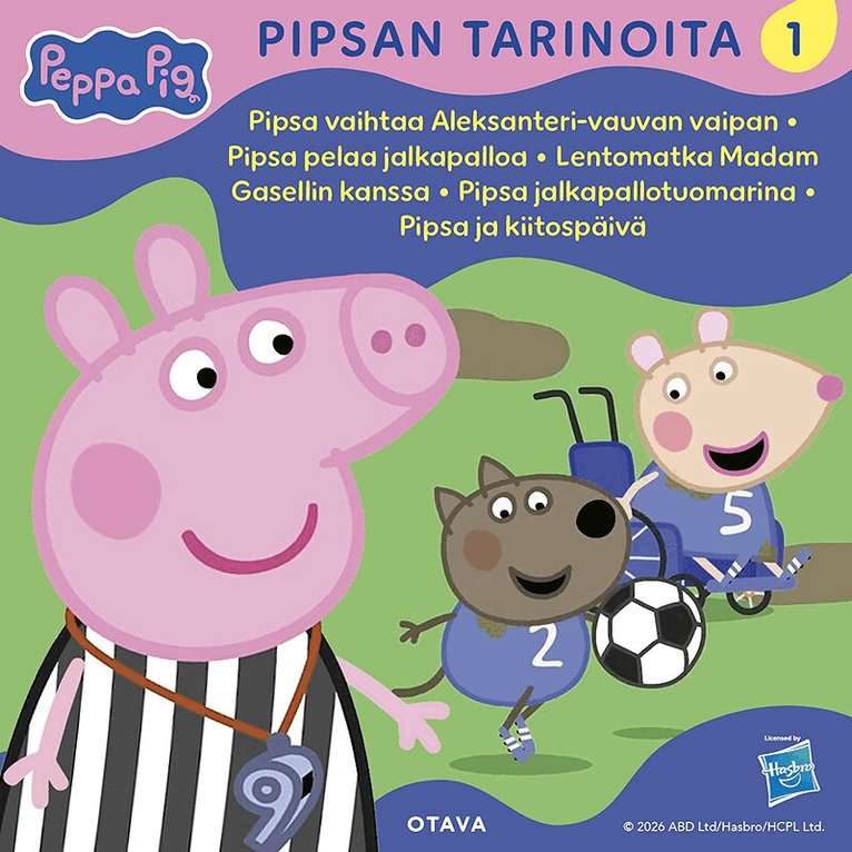 Various - Pipsa Possu - Pipsan tarinoita 1, Ljudbok