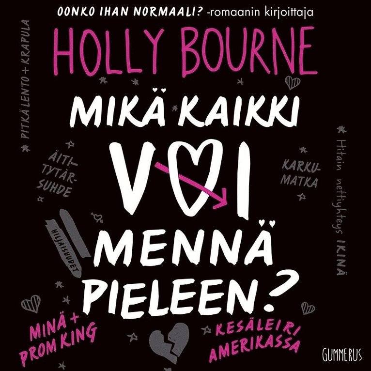 Holly Bourne - Mikä kaikki voi mennä pieleen?, Ljudbok