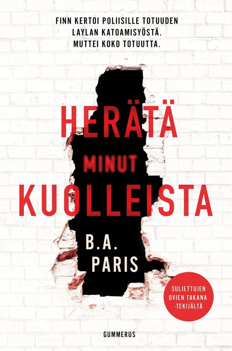 B. A. Paris - Herätä minut kuolleista, E-bok