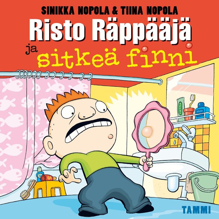 Sinikka Nopola, Tiina Nopola - Risto Räppääjä ja sitkeä finni, Ljudbok