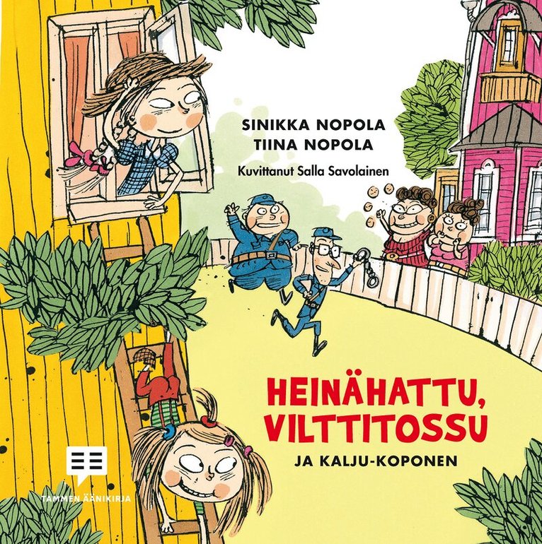 Sinikka Nopola, Tiina Nopola - Heinähattu, Vilttitossu ja Kalju-Koponen, Ljudbok