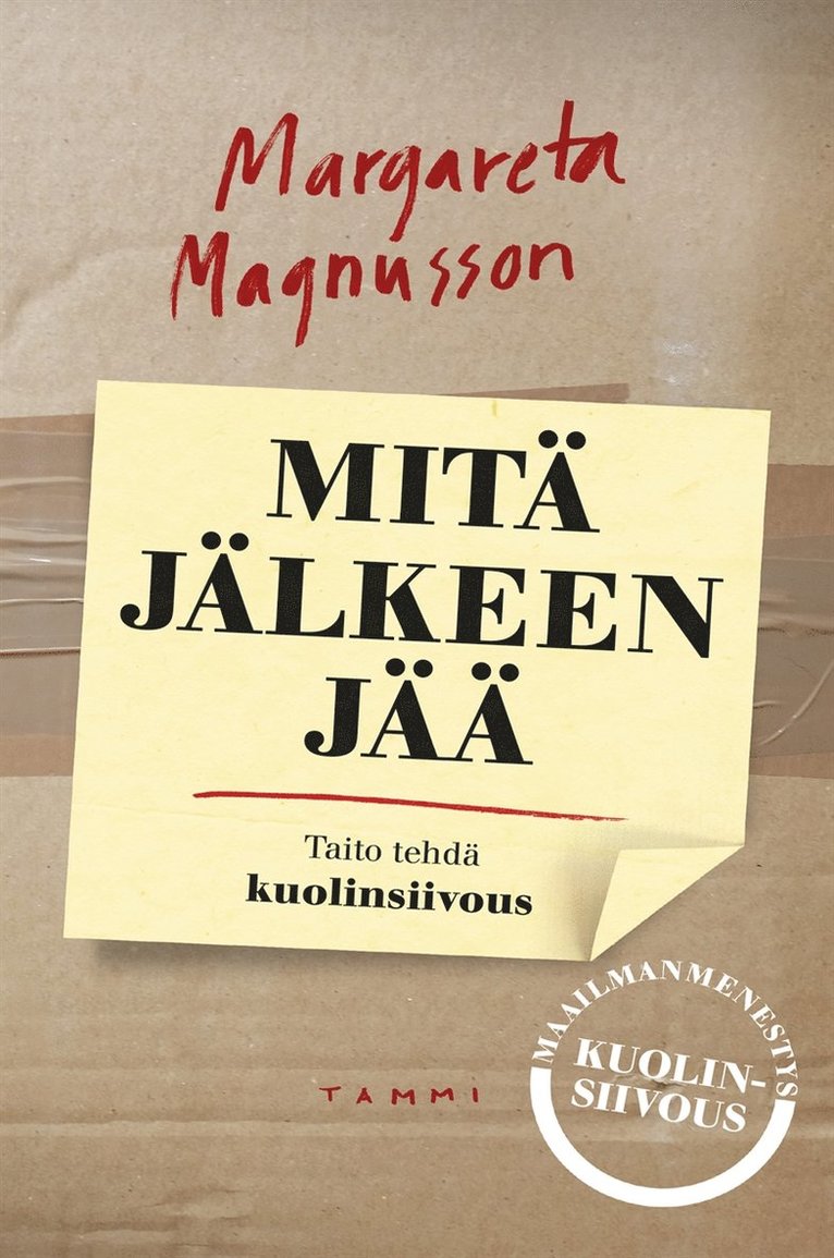 Margareta Magnusson - Mitä jälkeen jää - Taito tehdä kuolinsiivous, E-bok