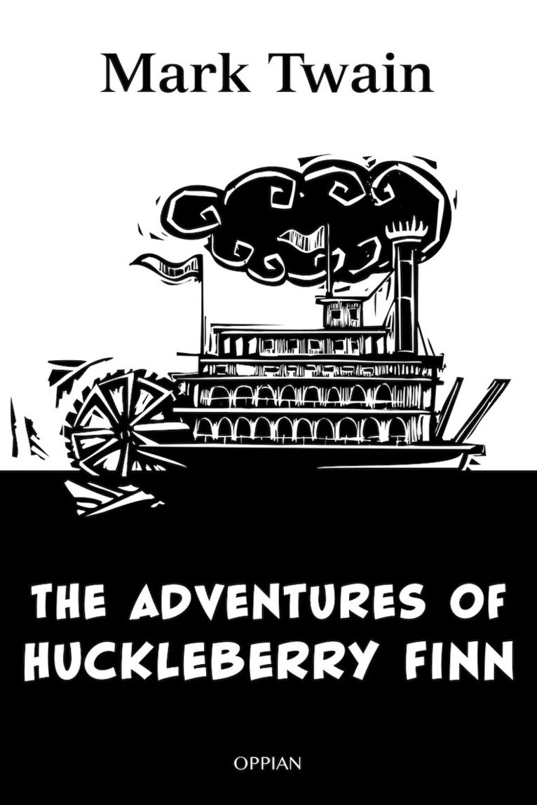 Mark Twain - The Adventures of Huckleberry Finn, E-bok