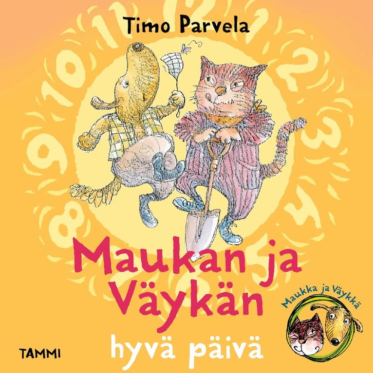 Timo Parvela - Maukan ja Väykän hyvä päivä, Ljudbok