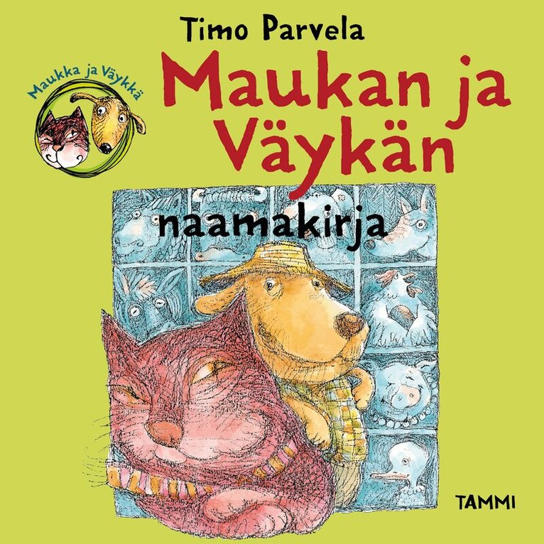Timo Parvela - Maukan ja Väykän naamakirja, Ljudbok