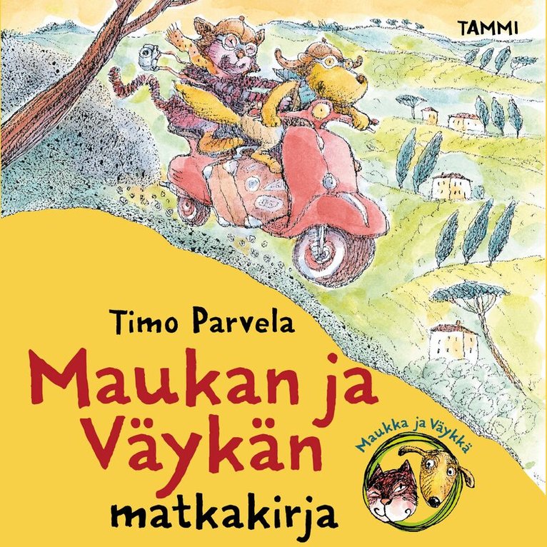 Timo Parvela - Maukan ja Väykän matkakirja, Ljudbok