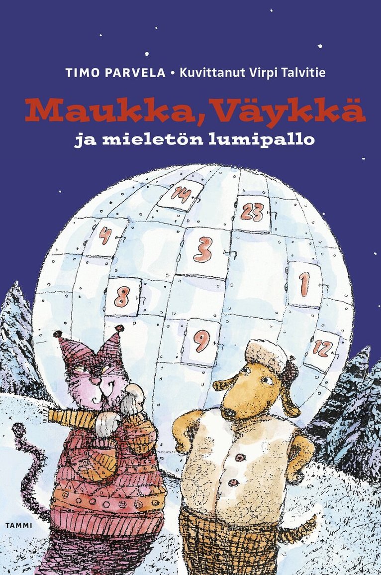 Timo Parvela - Maukka, Väykkä ja mieletön lumipallo, E-bok