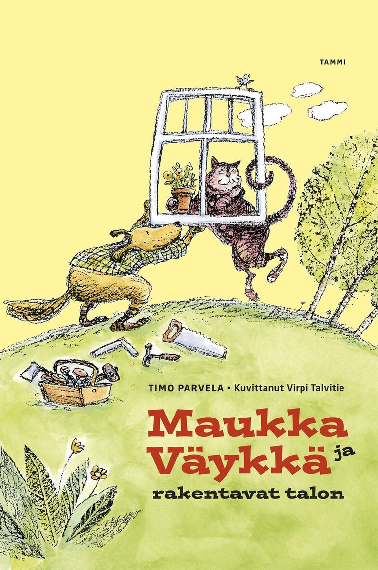 Timo Parvela - Maukka ja Väykkä rakentavat talon, E-bok