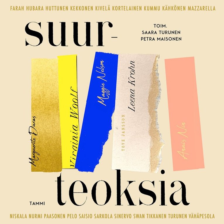 Saara Turunen, Petra Maisonen - Suurteoksia, Ljudbok