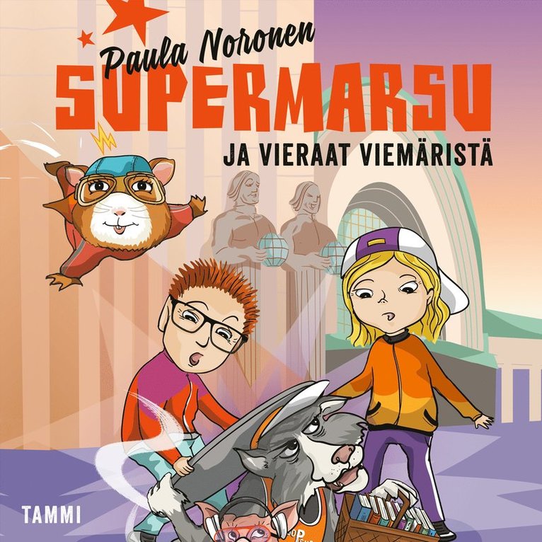 Paula Noronen - Supermarsu ja vieraat viemäristä, Ljudbok