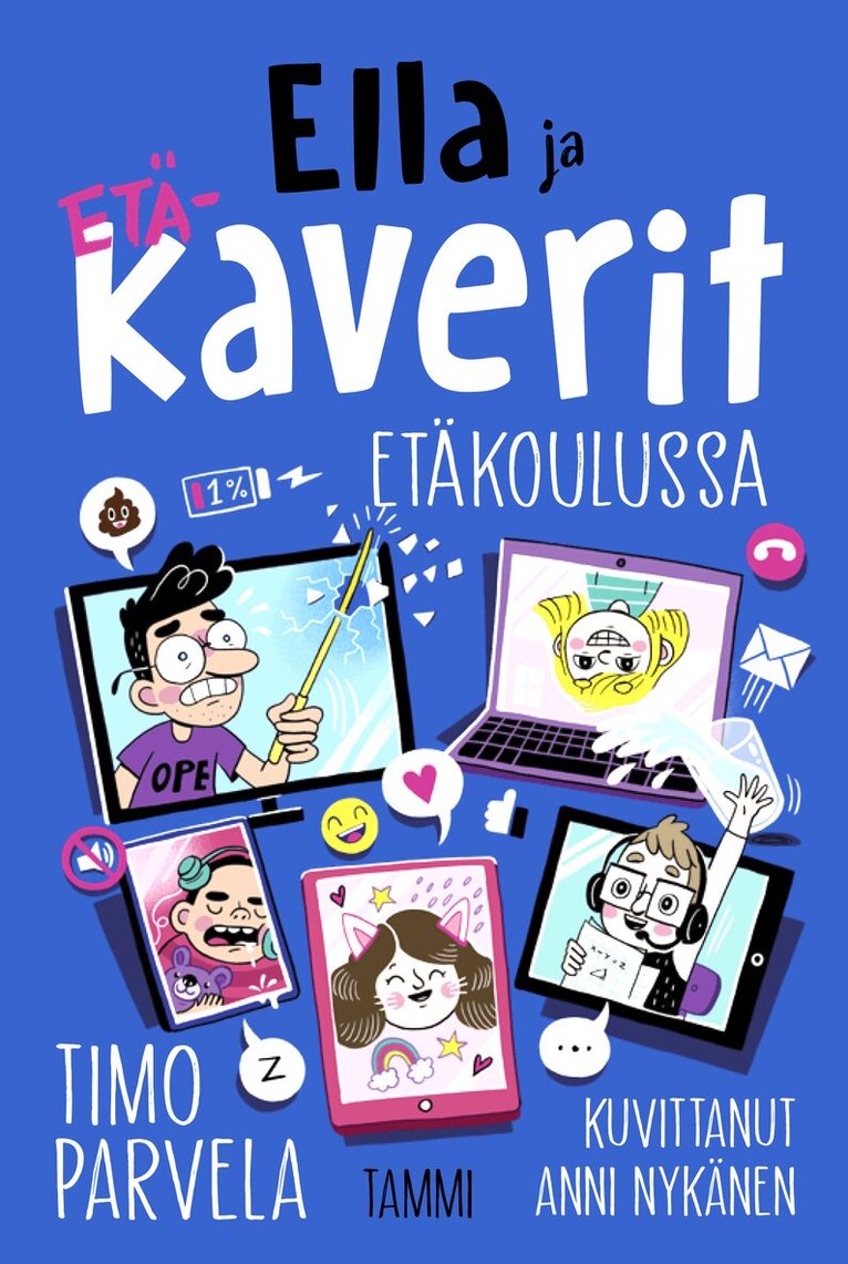 Timo Parvela - Ella ja kaverit etäkoulussa, E-bok