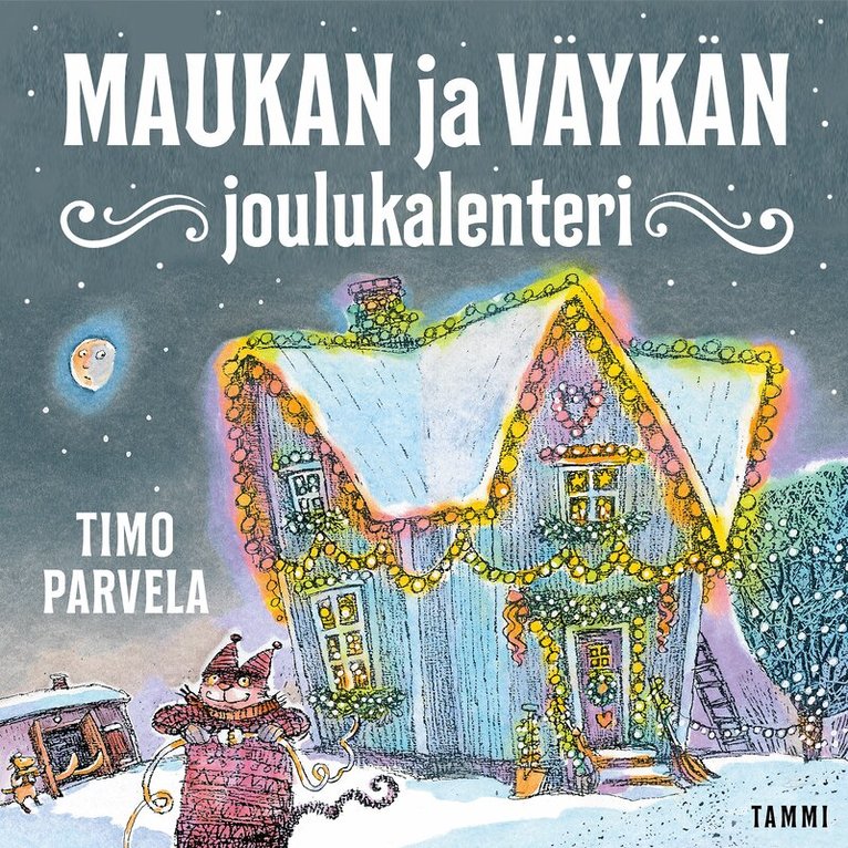Timo Parvela - Maukan ja Väykän joulukalenteri, Ljudbok