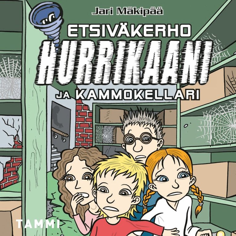 Jari Mäkipää - Etsiväkerho Hurrikaani ja kammokellari, Ljudbok