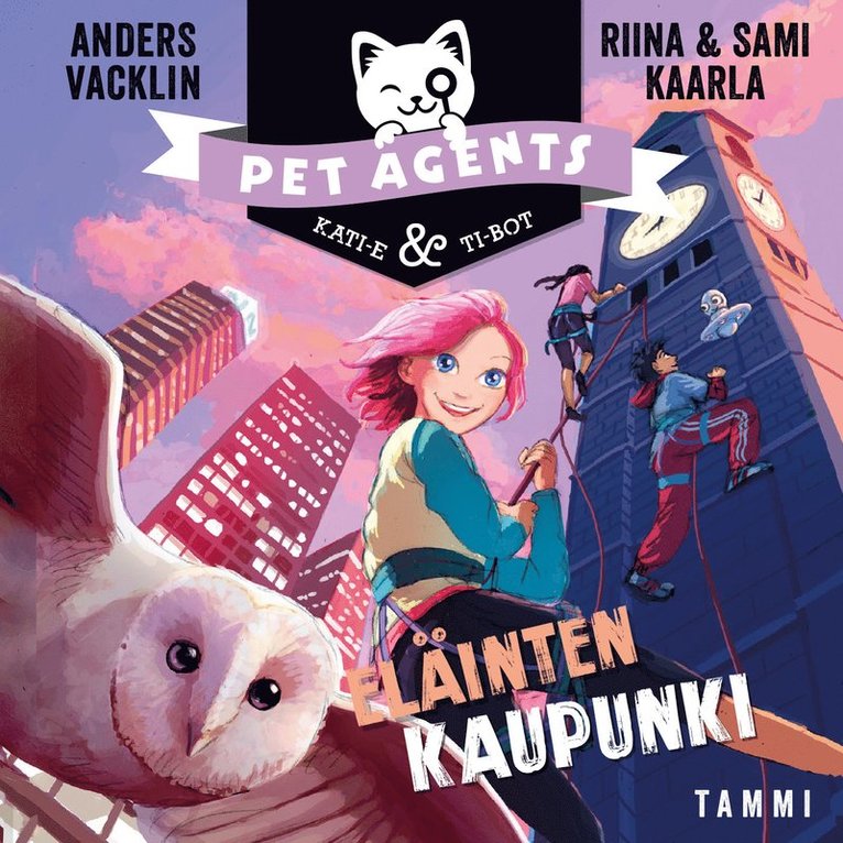 Anders Vacklin, Riina ja Sami Kaarla - Eläinten kaupunki. Pet Agents 7, Ljudbok