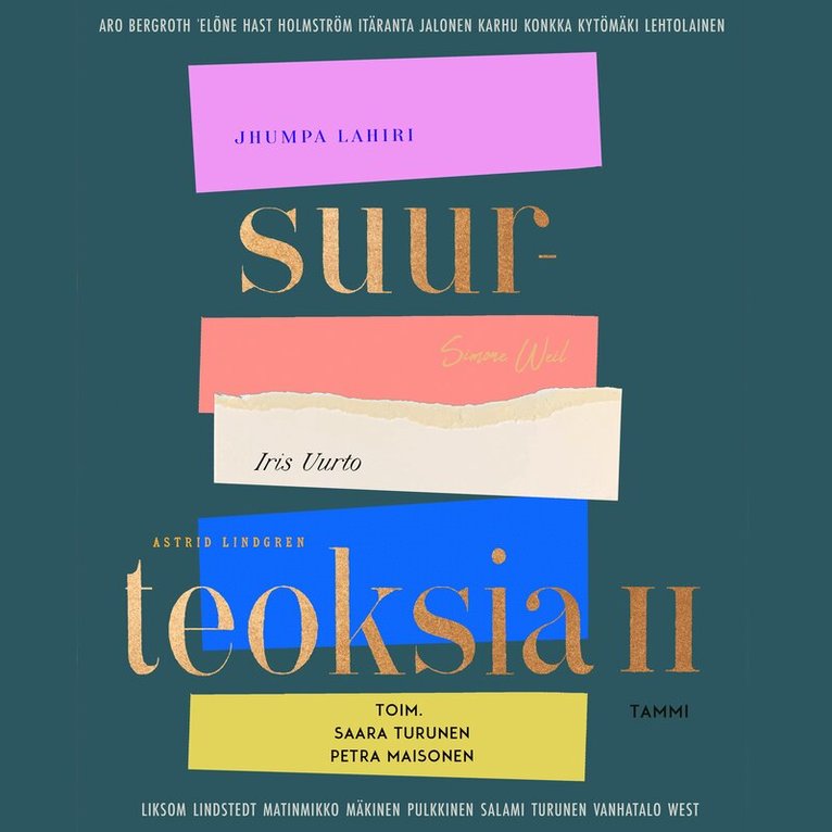 Saara Turunen, Petra Maisonen - Suurteoksia II, Ljudbok