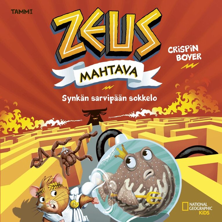 Crispin Boyer, National Geographic - Zeus Mahtava 2. Synkän sarvipään sokkelo, Ljudbok