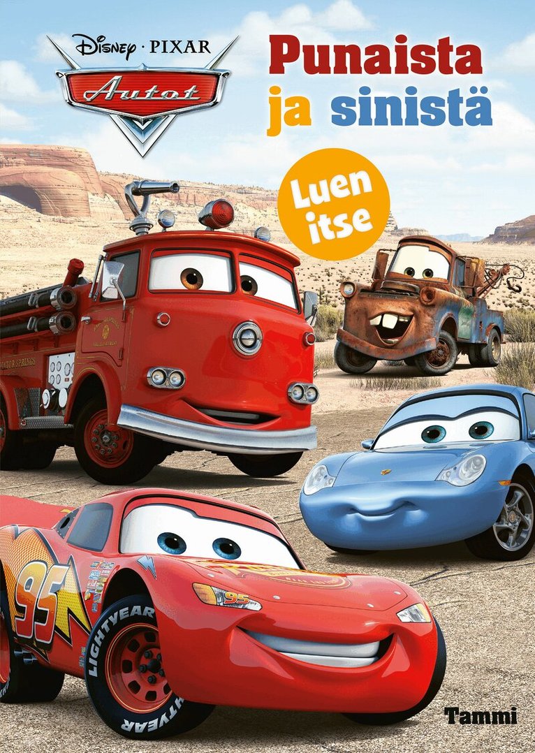 Disney, Melissa Lagonegro - Disney Pixar Autot. Punaista ja sinistä. Luen itse, E-bok