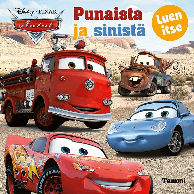 Disney, Melissa Lagonegro - Disney Pixar Autot. Punaista ja sinistä. Luen itse, Ljudbok