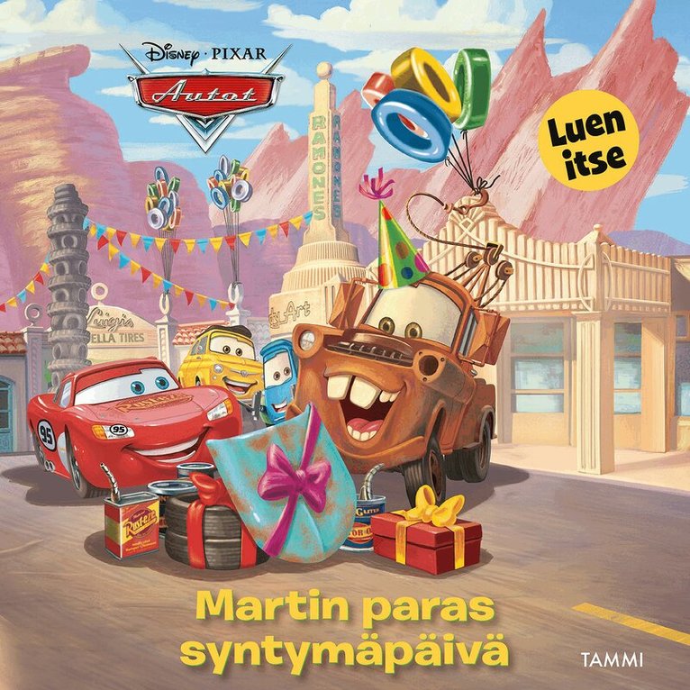 Disney, Melissa Lagonegro - Disney Pixar Autot. Martin paras syntymäpäivä. Luen itse, Ljudbok