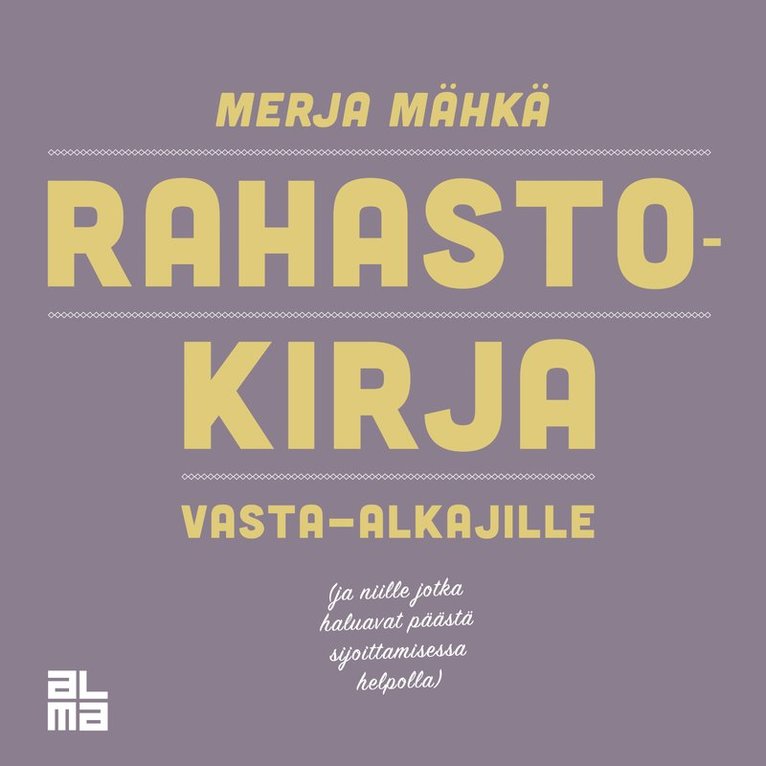 Merja Mähkä - Rahastokirja vasta-alkajille, Ljudbok