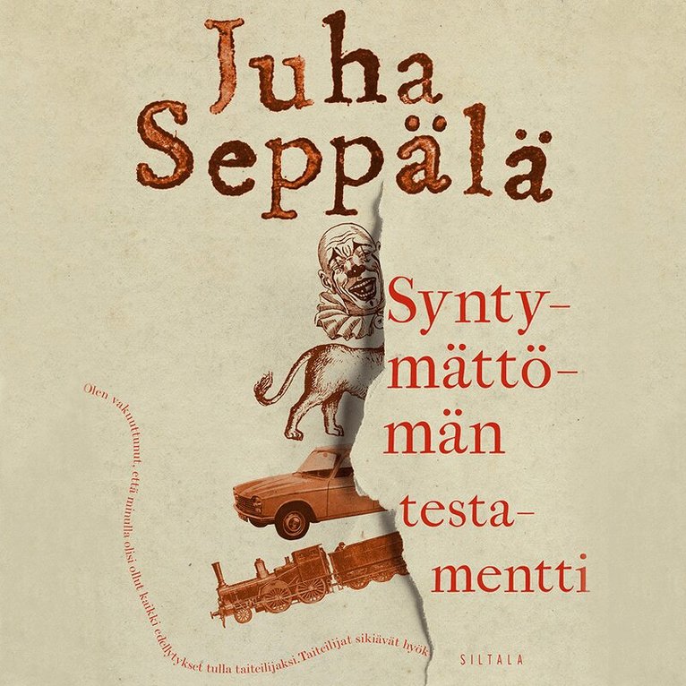 Juha Seppälä - Syntymättömän testamentti, Ljudbok. Tillgänglighet: Lägg i varukorg