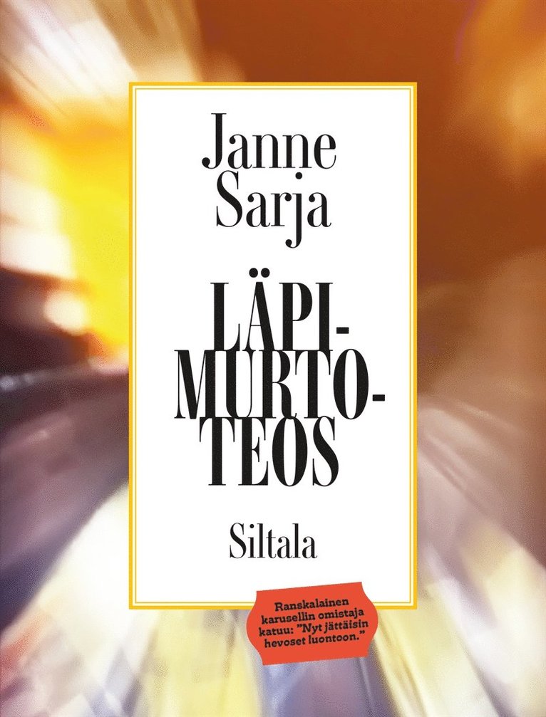 Janne Sarja - Läpimurtoteos, E-bok