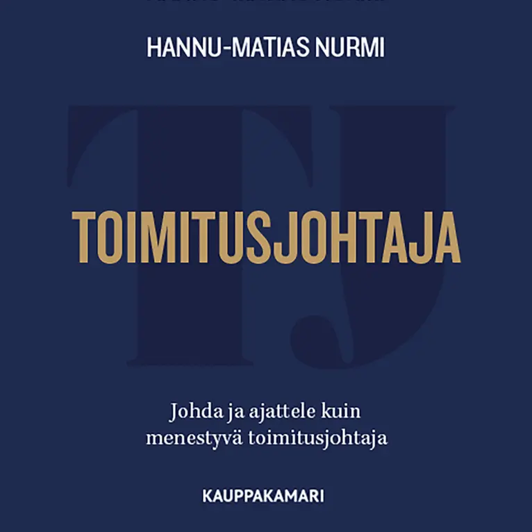 Hannu-Matias Nurmi - Toimitusjohtaja, Ljudbok. Tillgänglighet: Lägg i varukorg