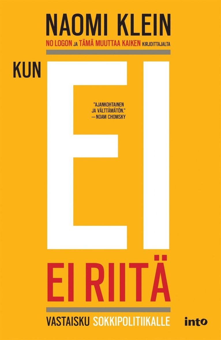 Naomi Klein - Kun ei ei riitä, E-bok