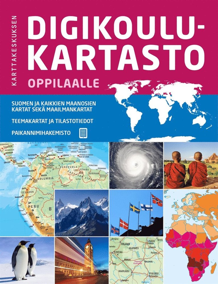 Mikko Lantz, Laura Ertimo - Karttakeskuksen digikoulukartasto oppilaalle, E-bok