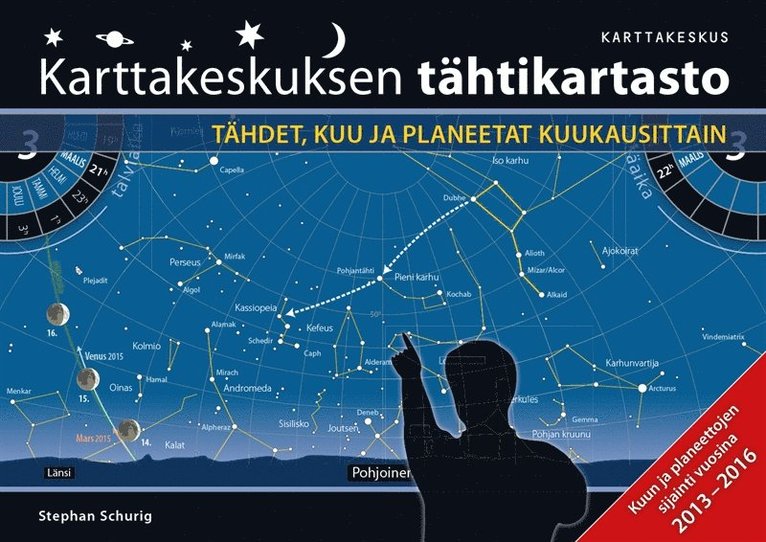 Stephan Schurig - Karttakeskuksen tähtikartasto : Tähdet, kuu ja planeetat kuukausittain, E-bok