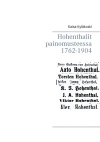Hohenthalit painomusteessa 1762-1904