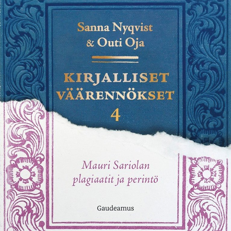 Sanna Nyqvist, Outi Oja - Kirjalliset väärennökset 4, Ljudbok