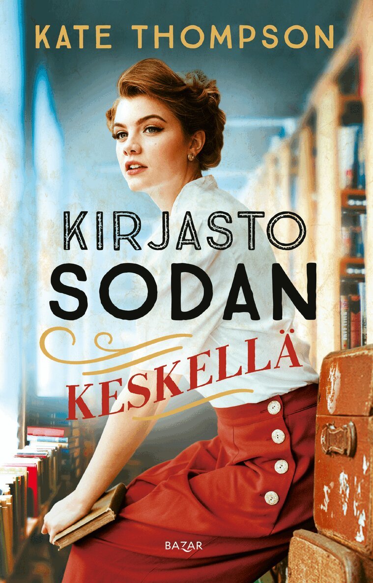 Kate Thompson - Kirjasto sodan keskellä, E-bok