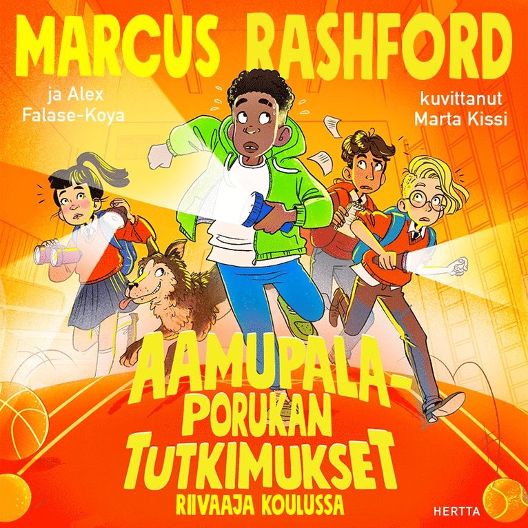 Marcus Rashford, Alex Falase-Koya - Riivaaja koulussa, Ljudbok