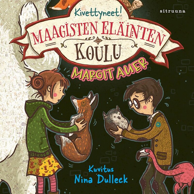Margit Auer - Maagisten eläinten koulu 9 - Kivettyneet!, Ljudbok