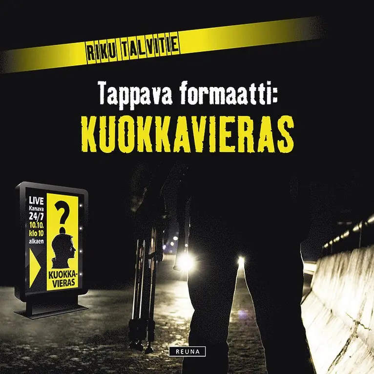 Riku Talvitie - Tappava formaatti: Kuokkavieras, Ljudbok. Tillgänglighet: Lägg i varukorg