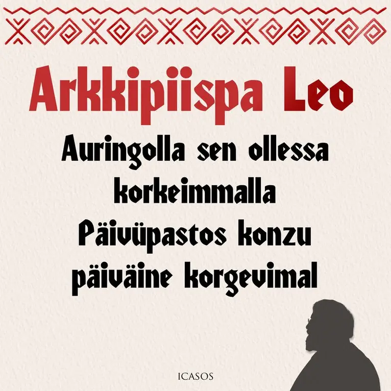 Arkkipiispa Leo - Auringolla sen ollessa korkeimmalla - Päivüpastos konzu päiväine korgevimal, Ljudbok. Tillgänglighet: Lägg i varukorg