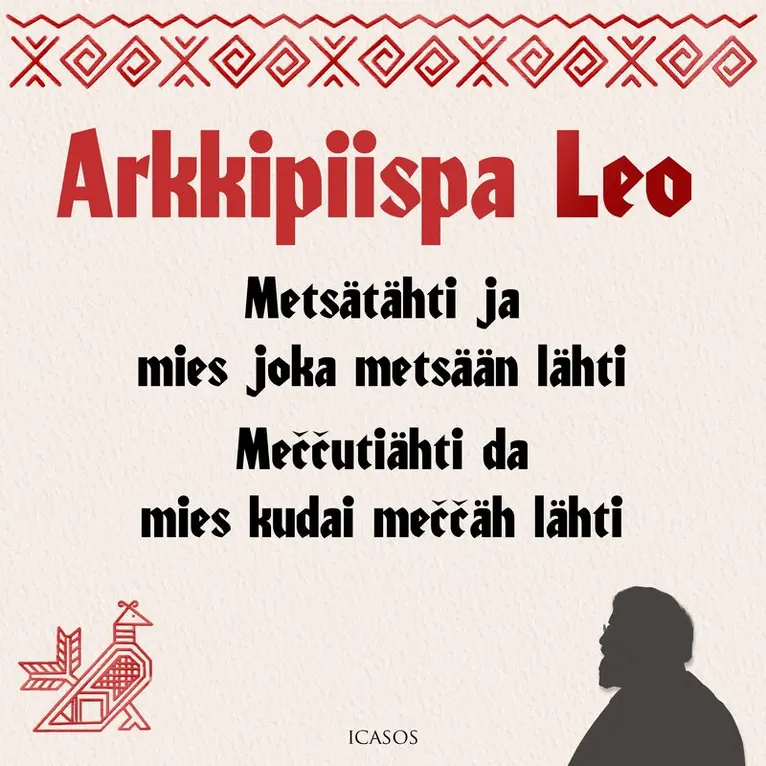 Arkkipiispa Leo - Metsätähti ja mies joka metsään lähti - Meccutiähti da mies kudai meccäh lähti, Ljudbok. Tillgänglighet: Lägg i varukorg
