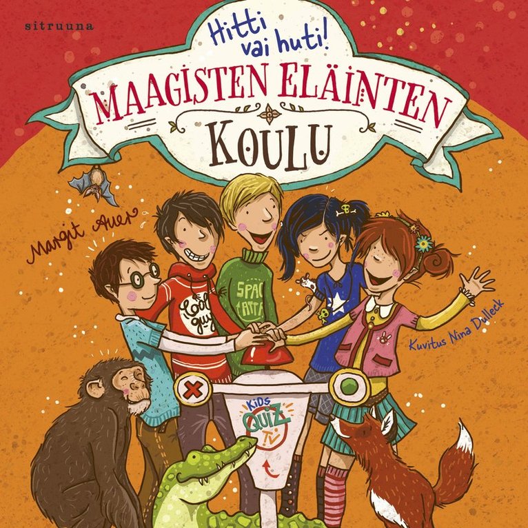 Margit Auer - Maagisten eläinten koulu 5 - Hitti vai huti!, Ljudbok