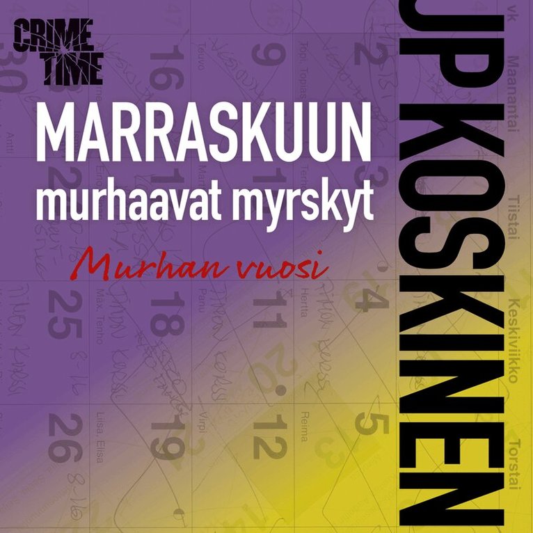JP Koskinen - Marraskuun murhaavat myrskyt, Ljudbok