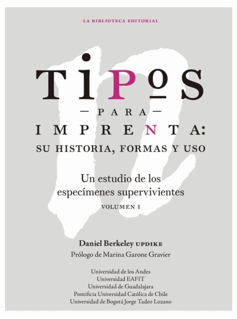 Daniel Berkeley Updike - Tipos para imprenta, E-bok