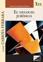 Luigi Cariota Ferrara - negocio jurídico, Häftad