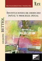 Giuseppe Bettiol - Instituciones de derecho penal y procesal penal, Övrigt