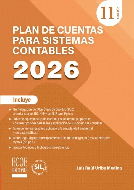 Luis Raul Uribe Medina - Plan de cuentas para sistemas contables 2026, E-bok. Tillgänglighet: Lägg i varukorg
